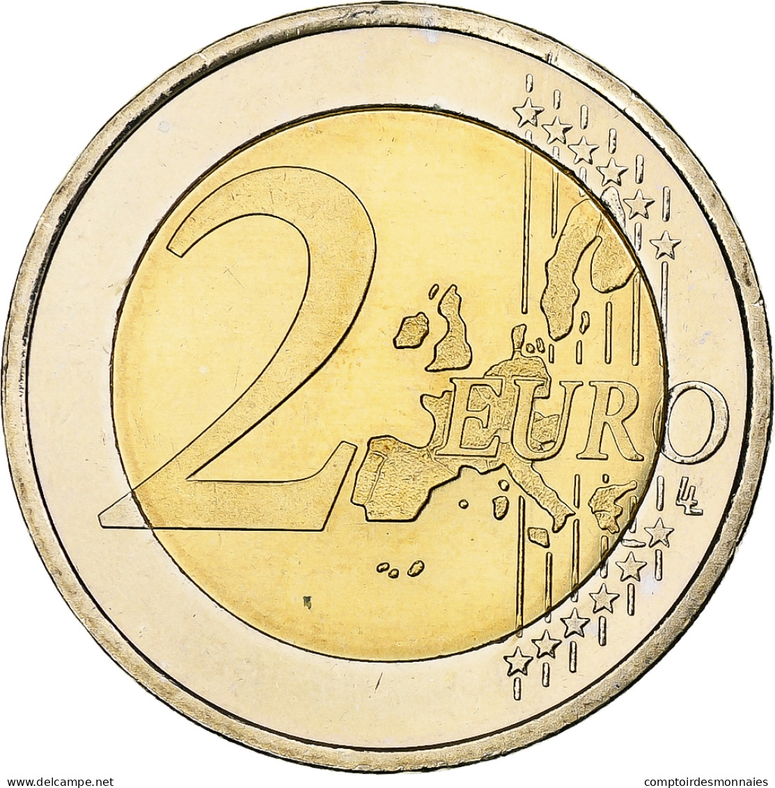 Pays-Bas, Beatrix, 2 Euro, 2003, Utrecht, BU, SPL+, Bimétallique, KM:241 - Paesi Bassi