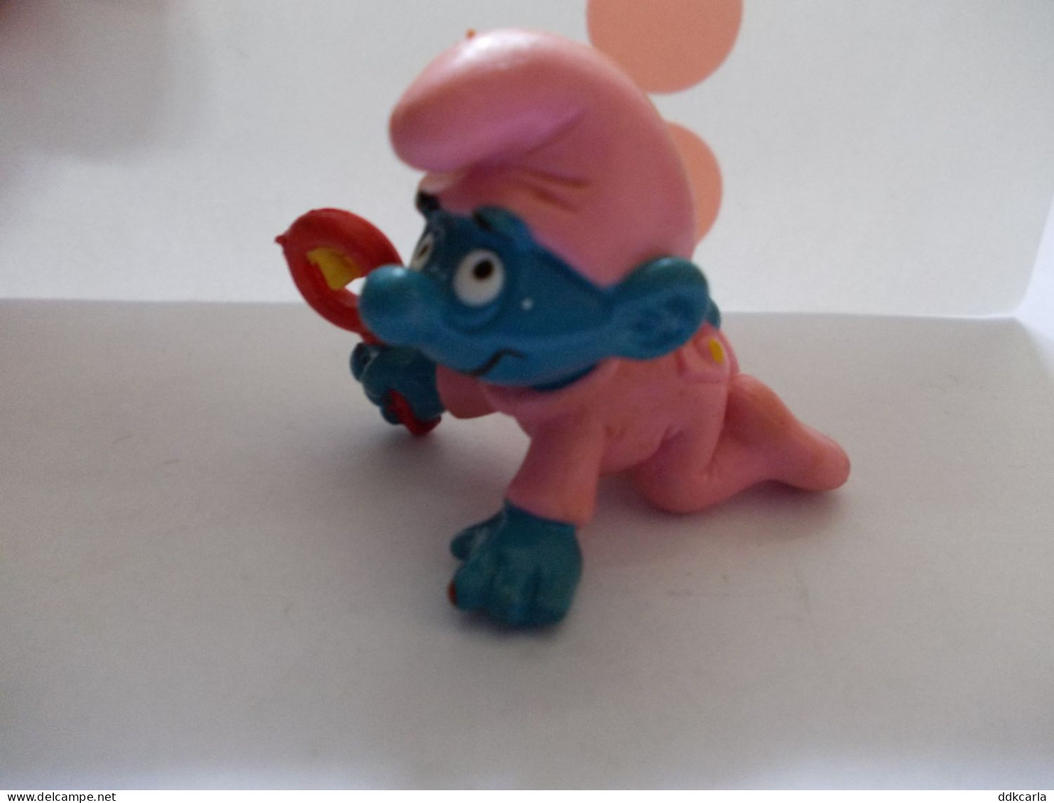 Figurine Schtroumpf / Smurf Baby Rose - Schlümpfe