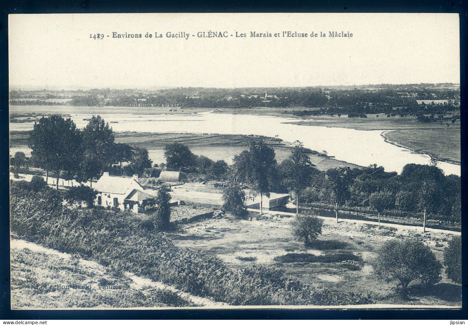 Cpa Du 56 Environs De La Gacilly -- Glénac -- Les Marais Et L' écluse De La Mâclaie     STEP64 - La Gacilly