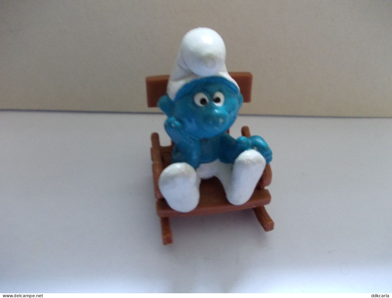 Figurine Schtroumpf / Smurf In Schommelstoel - Schlümpfe