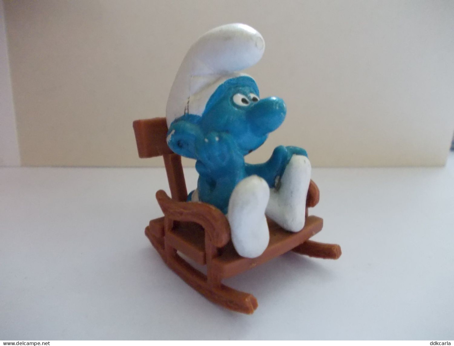 Figurine Schtroumpf / Smurf In Schommelstoel - Schtroumpfs