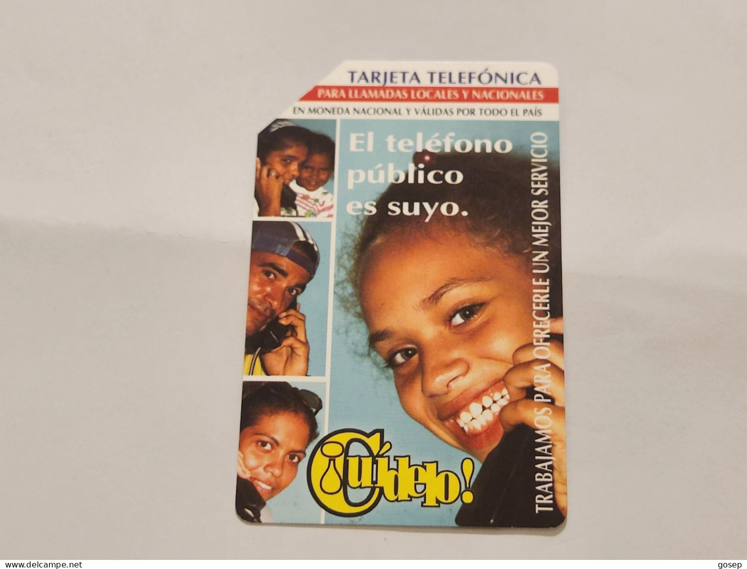 CUBA-(CU-ETE-URM-04)-Cuidalo-(1ra Emision)-URMET-(40)-(7.00 Pesos)-(701997415)-used Card+1card Prepiad Free - Kuba