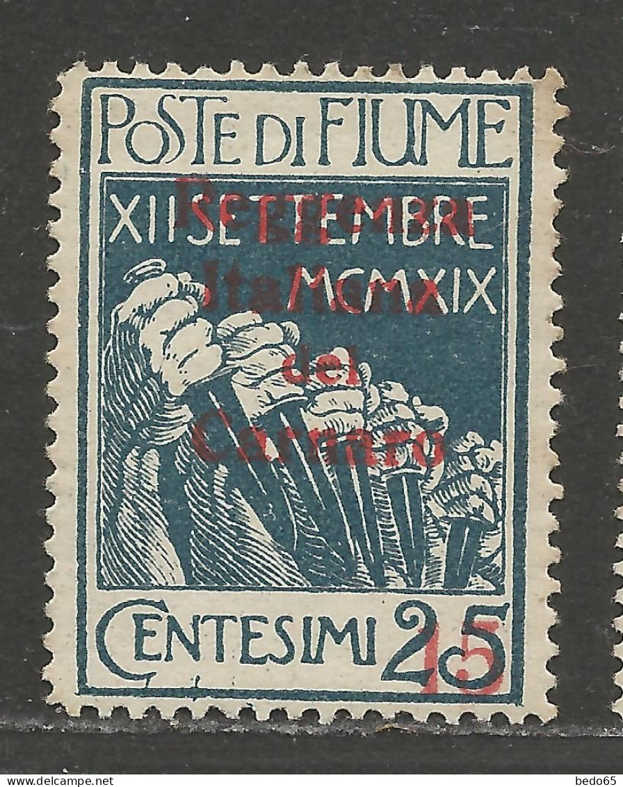 ITALIE FUIME N° 120 NEUF**  SANS CHARNIERE / Hingeless / MNH - Fiume & Kupa