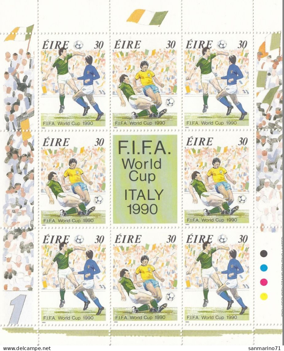 IRELAND 712-713,unused (**) Football - Blocs-feuillets