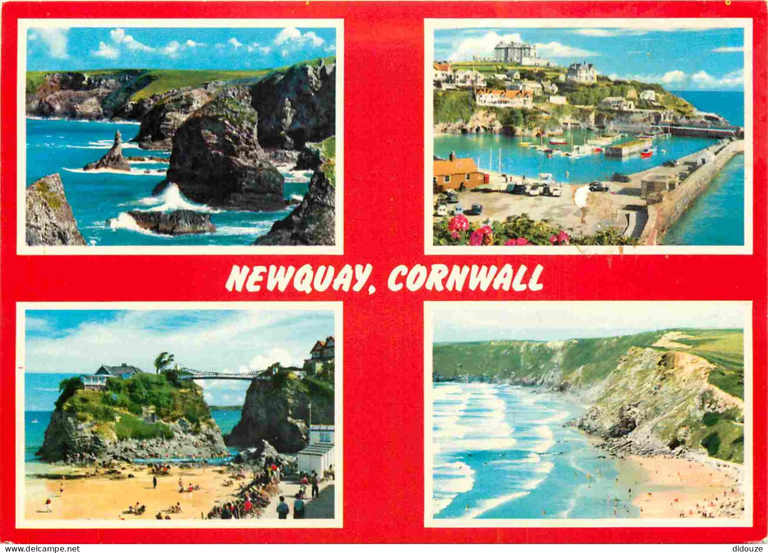 Angleterre - Newquay - Multivues - Cornwall - Scilly Isles - England - Royaume Uni - UK - United Kingdom - CPM - Carte N - Newquay