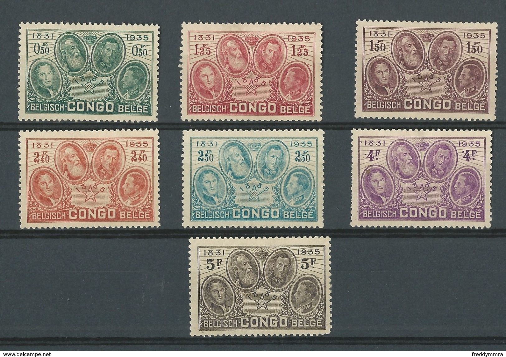 Congo Belge: 185/191*  ( Neuf Sans Gomme) - Unused Stamps