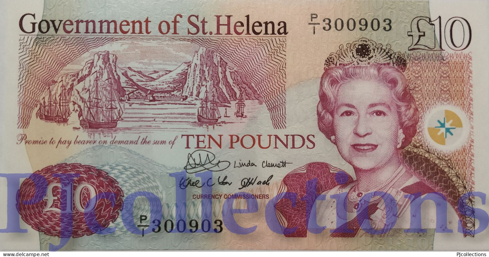 ST. HELENA 10 POUNDS 2004 PICK 12a UNC - Isola Sant'Elena