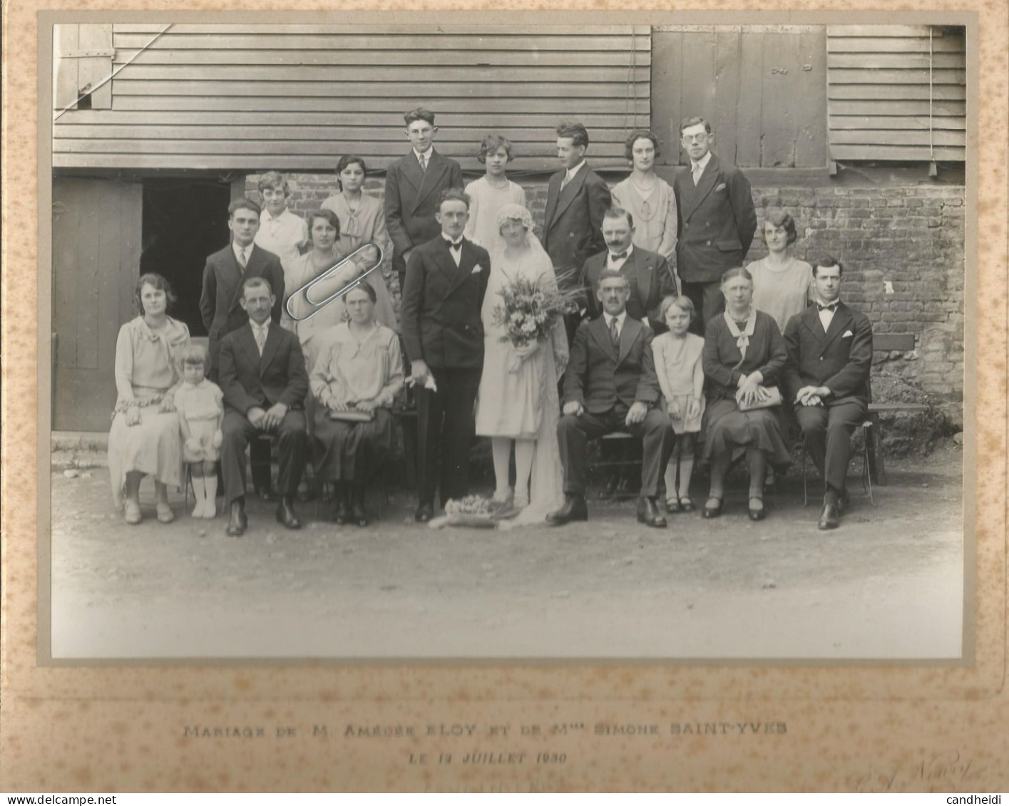 LONDINIERES (76) - Mariage 1930 - Eloi/Saint-Yves - Londinières