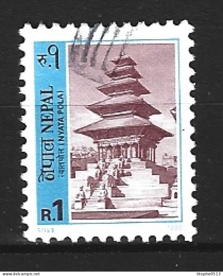 NEPAL. N°588-90 Oblitérés De 1996. Temples. - Hindouisme