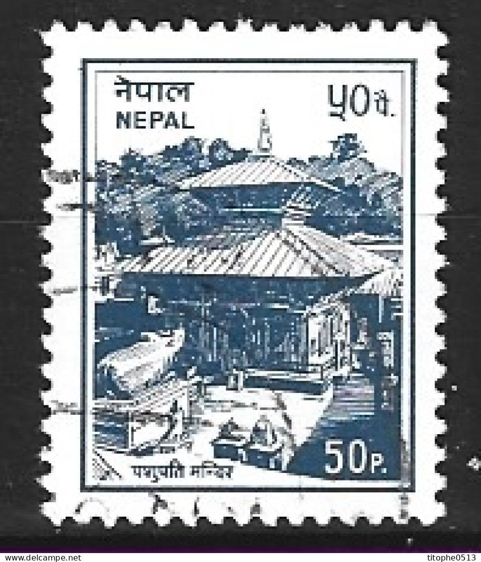 NEPAL. N°565 Oblitéré De 1995. Pagode. - Buddhism
