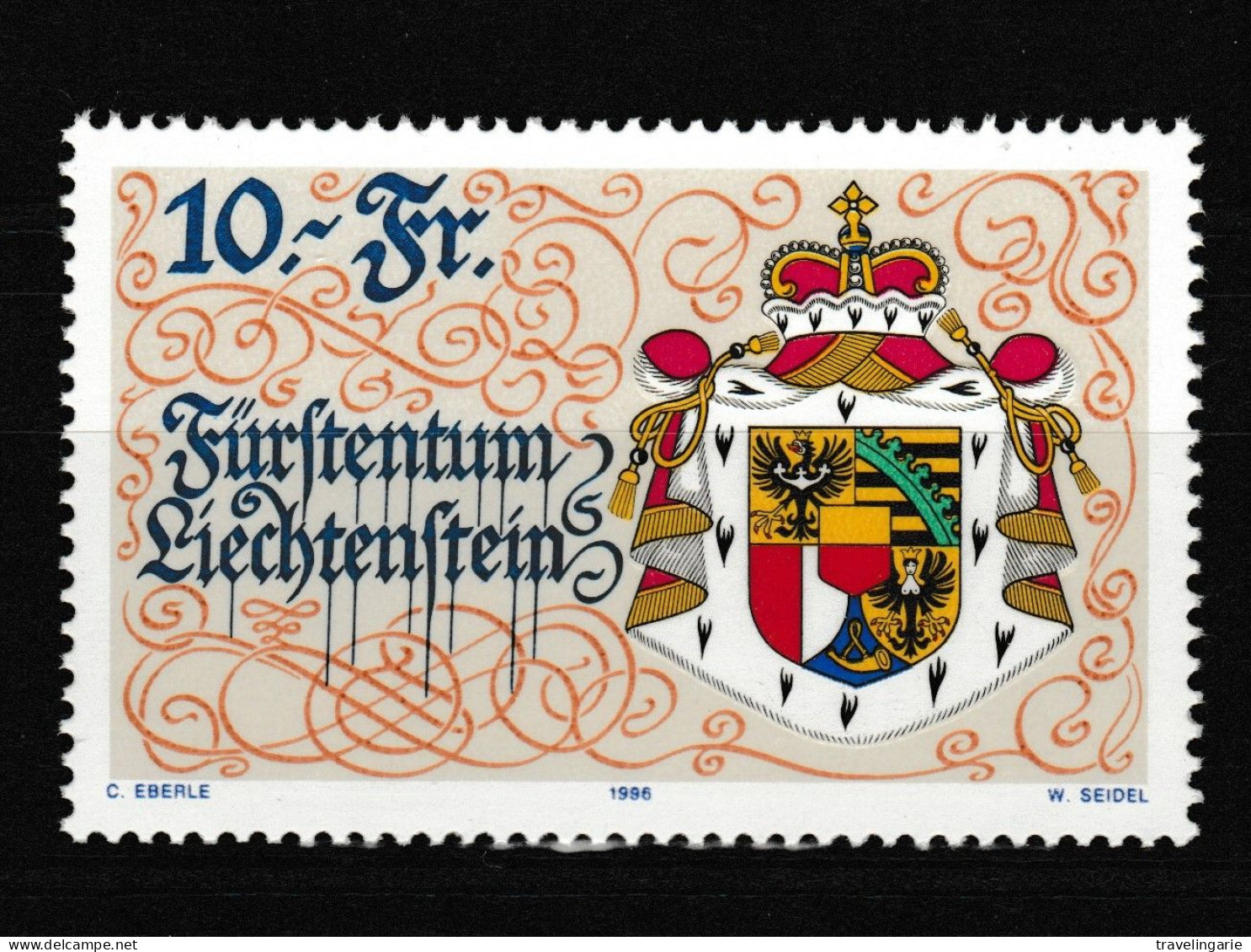 Liechtenstein 1996 75th Anniversary Of The New Constitution   ** MNH - Sellos