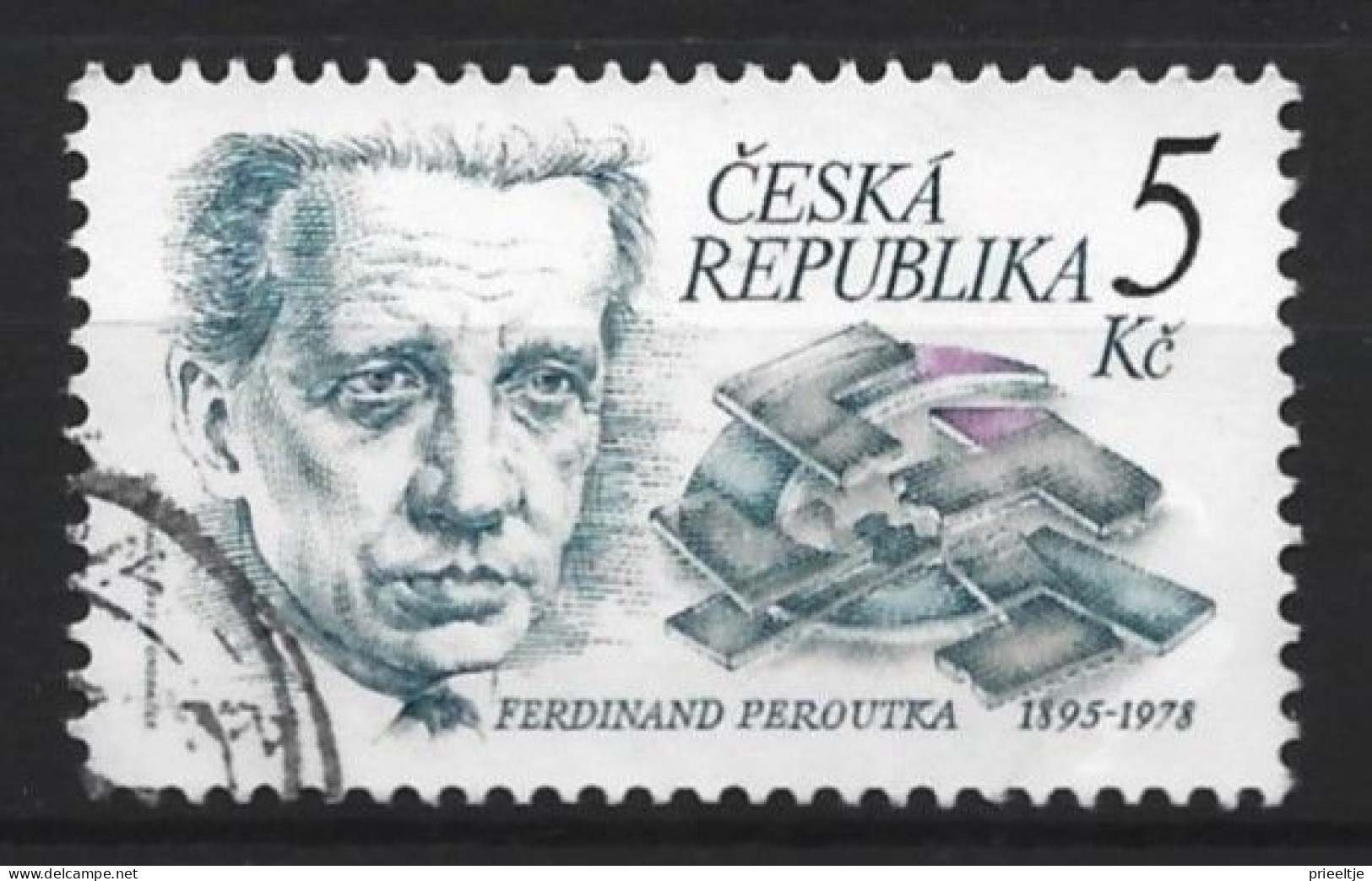 Ceska Rep. 1995 F . Peroutka Y.T. 64 (0) - Used Stamps