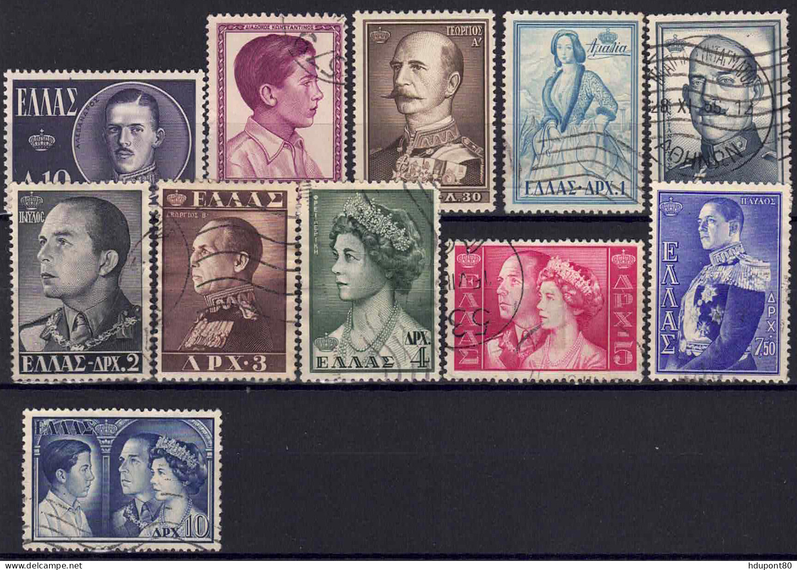 YT 623 à 625, 627, 629 à 631, 633 à 636 - Used Stamps