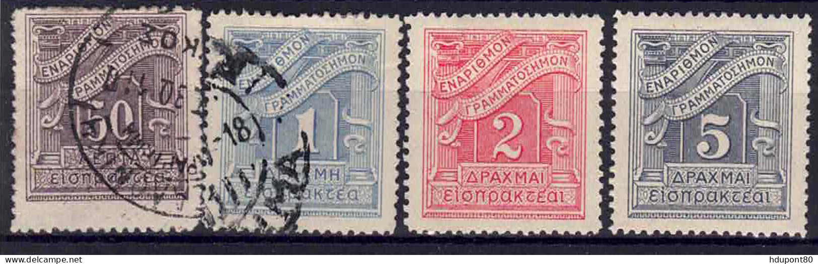 Taxe 80 à 82, 84 - Used Stamps