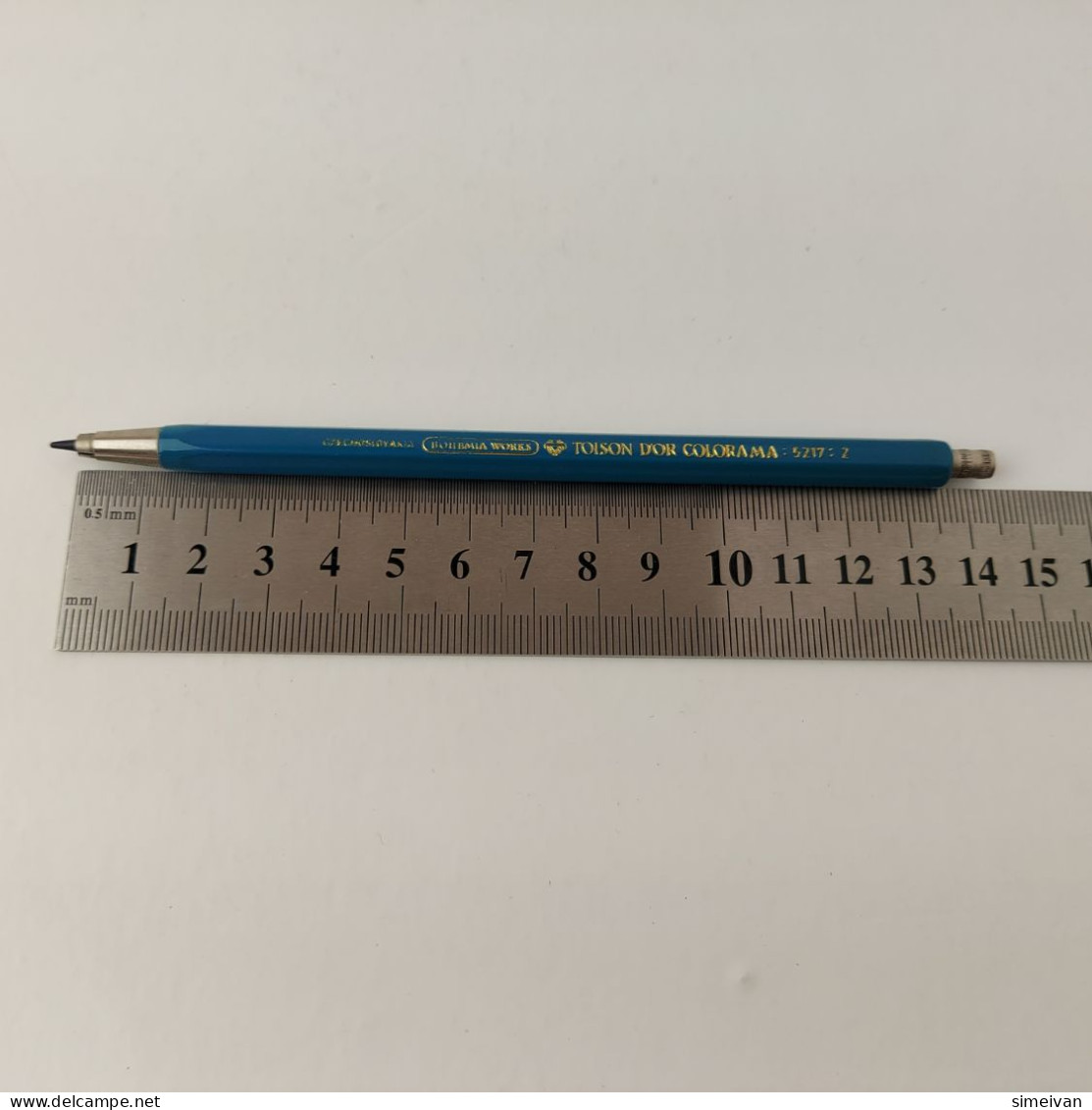 Vintage Mechanical Pencil TOISON D'OR COLORAMA 5217:2 Bohemia Works Blue #5490