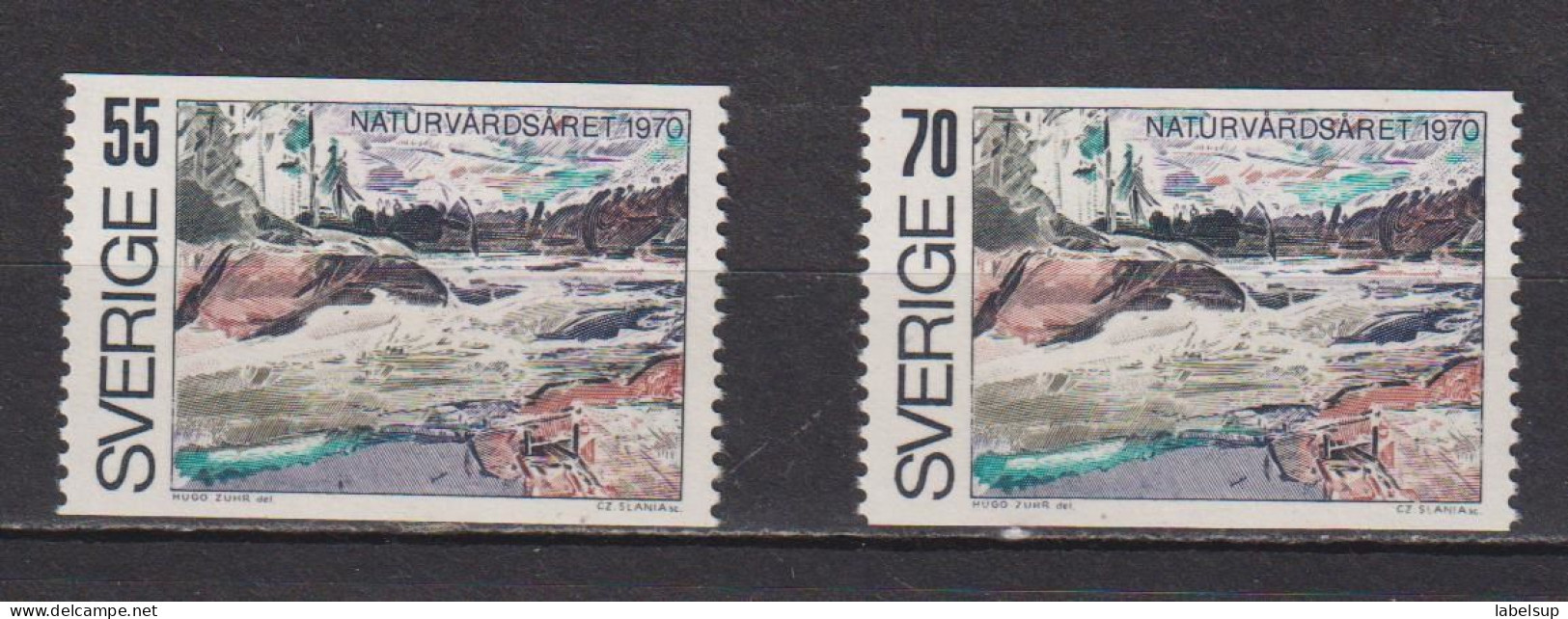 Timbres Neufs** De Suède De 1970 YT 655 à 656 MI 674 à 675 - Ungebraucht