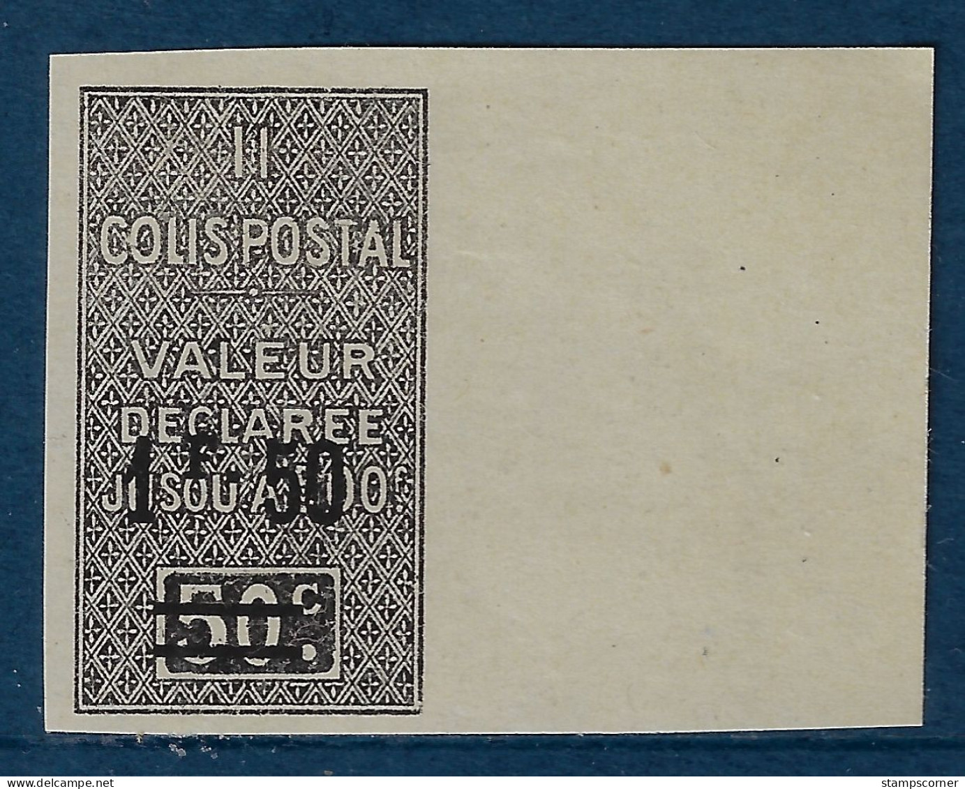 Colis Postal 17c ** Neuf Sans Charnière Bord De Feuille (scan Recto / Verso) - Colis Postaux