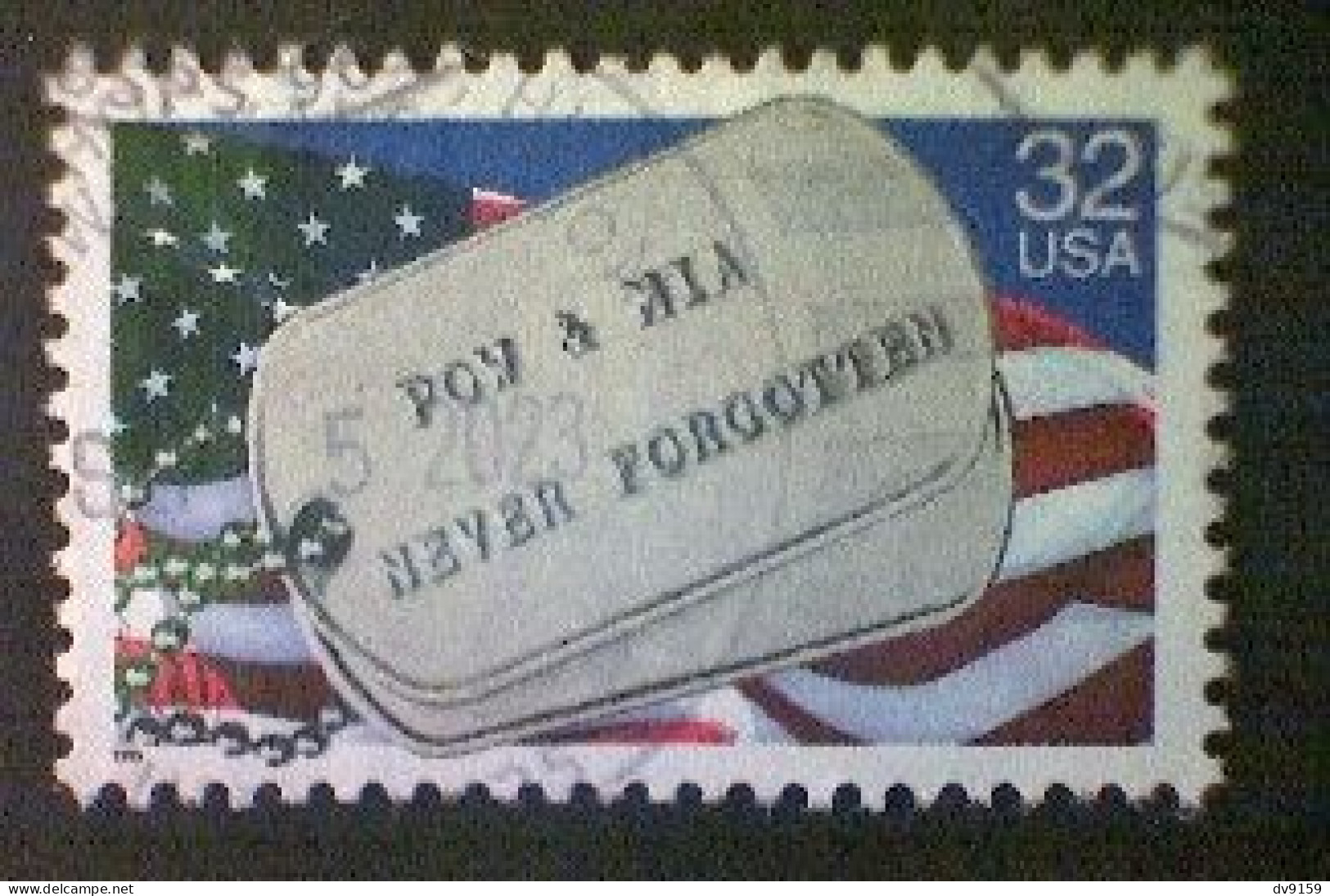 United States, Scott #2966, Used(o), 1995, POW/MIA Issue, 32¢, Multicolored - Oblitérés