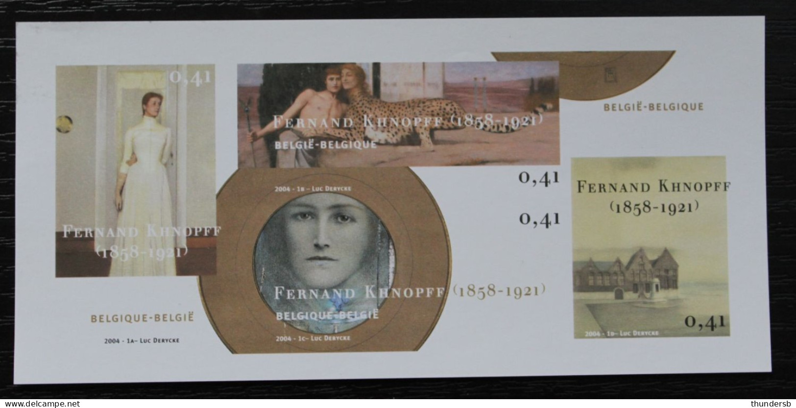 BL107 'Fernand Khnopff' - Ongetand - Côte: 60 Euro - 1981-2000