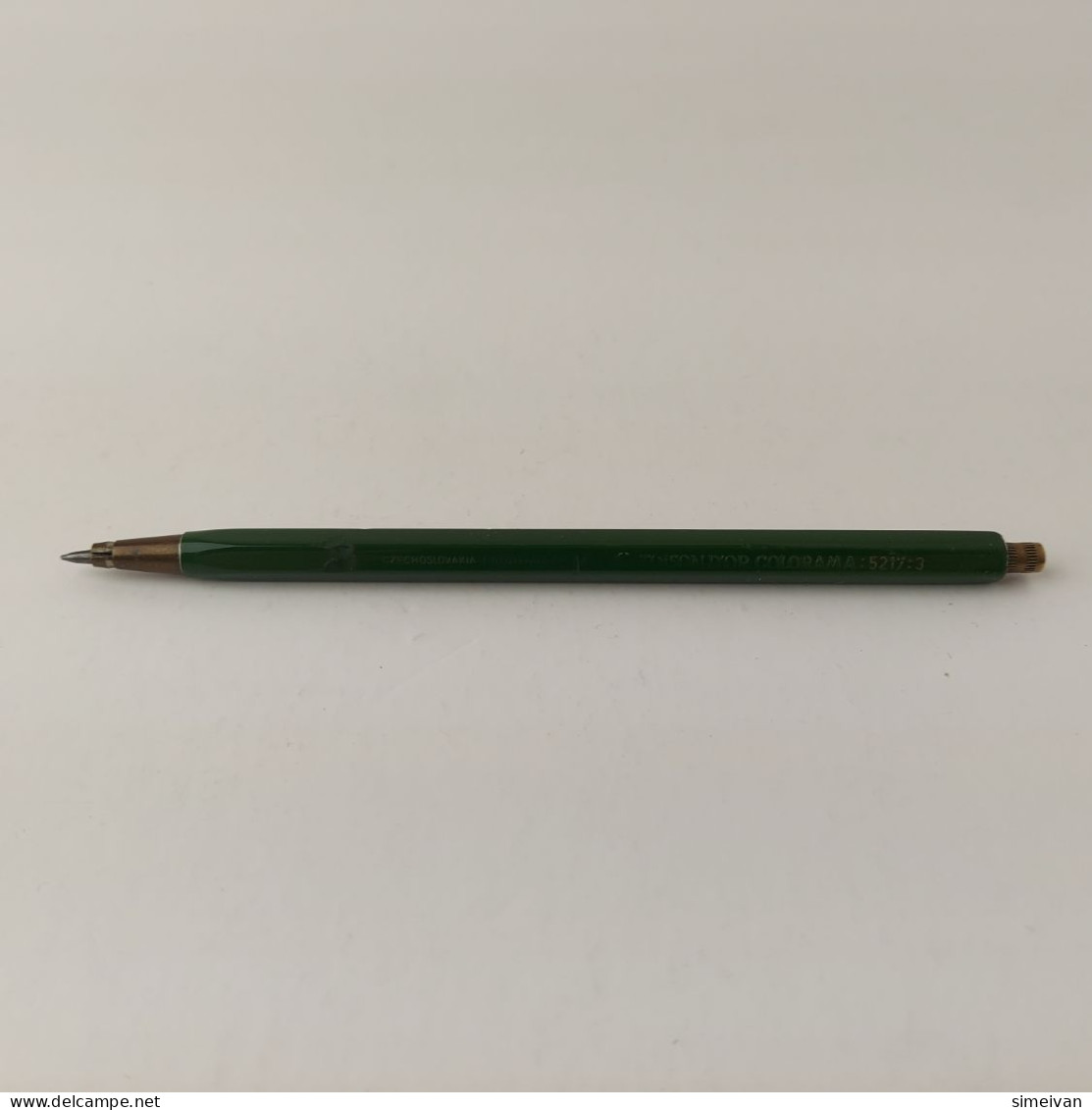 Vintage Mechanical Pencil TOISON D'OR COLORAMA 5217:3 Bohemia Works Green #5492 - Piume