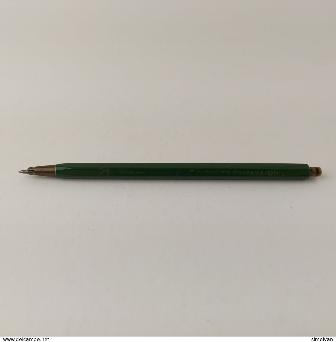 Vintage Mechanical Pencil TOISON D'OR COLORAMA 5217:3 Bohemia Works Green #5492 - Plumas