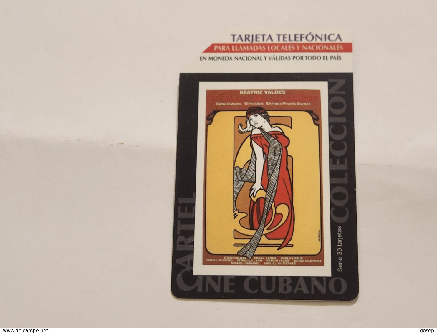 CUBA-(CU-ETE-URM-041)-Beatriz Valdes-URMET-(61)-(5.00 Pesos)-(503147832)-used Card+1card Prepiad Free - Cuba