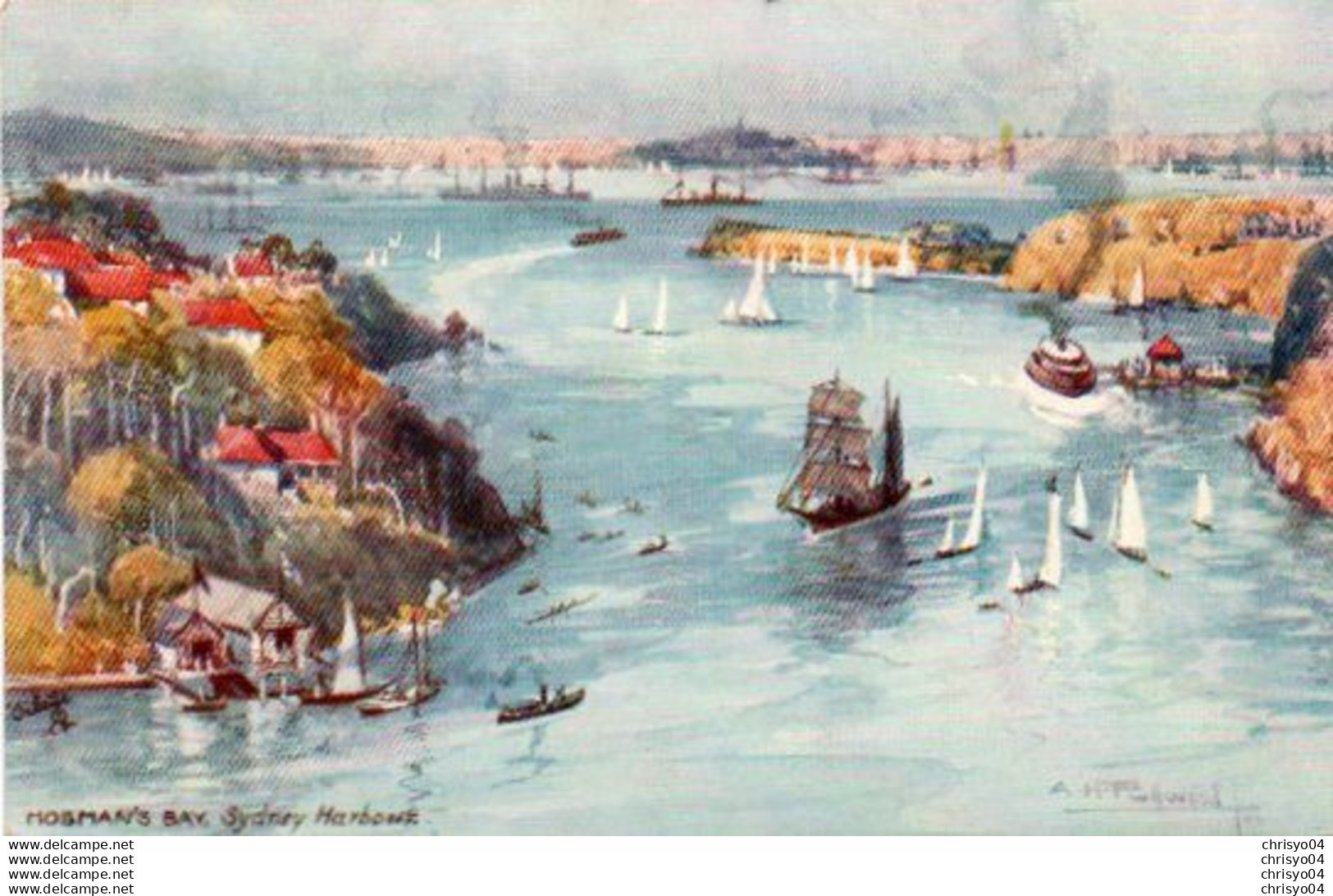 2V10Sm   Australie Sydney Harbour Mosman's Bay By Oilette - Sydney