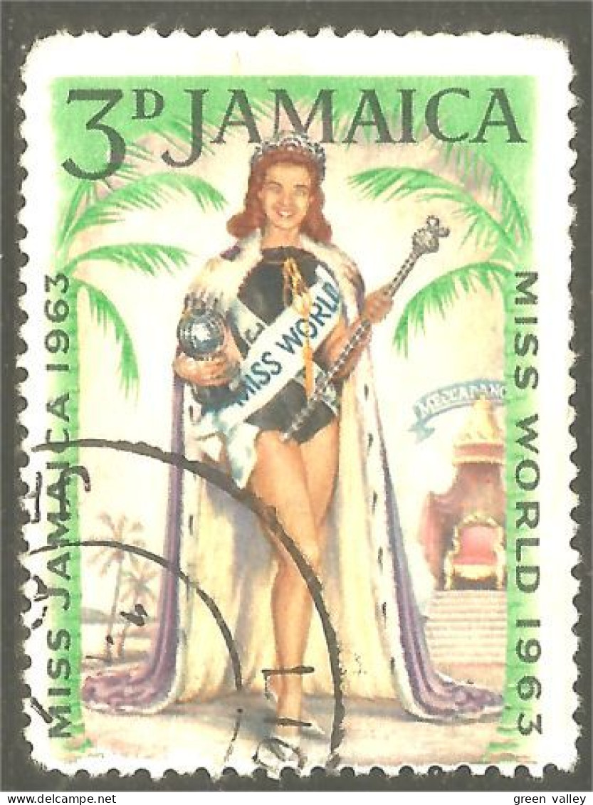 XW01-1517 Jamaica Miss World 1963 - Mujeres Famosas