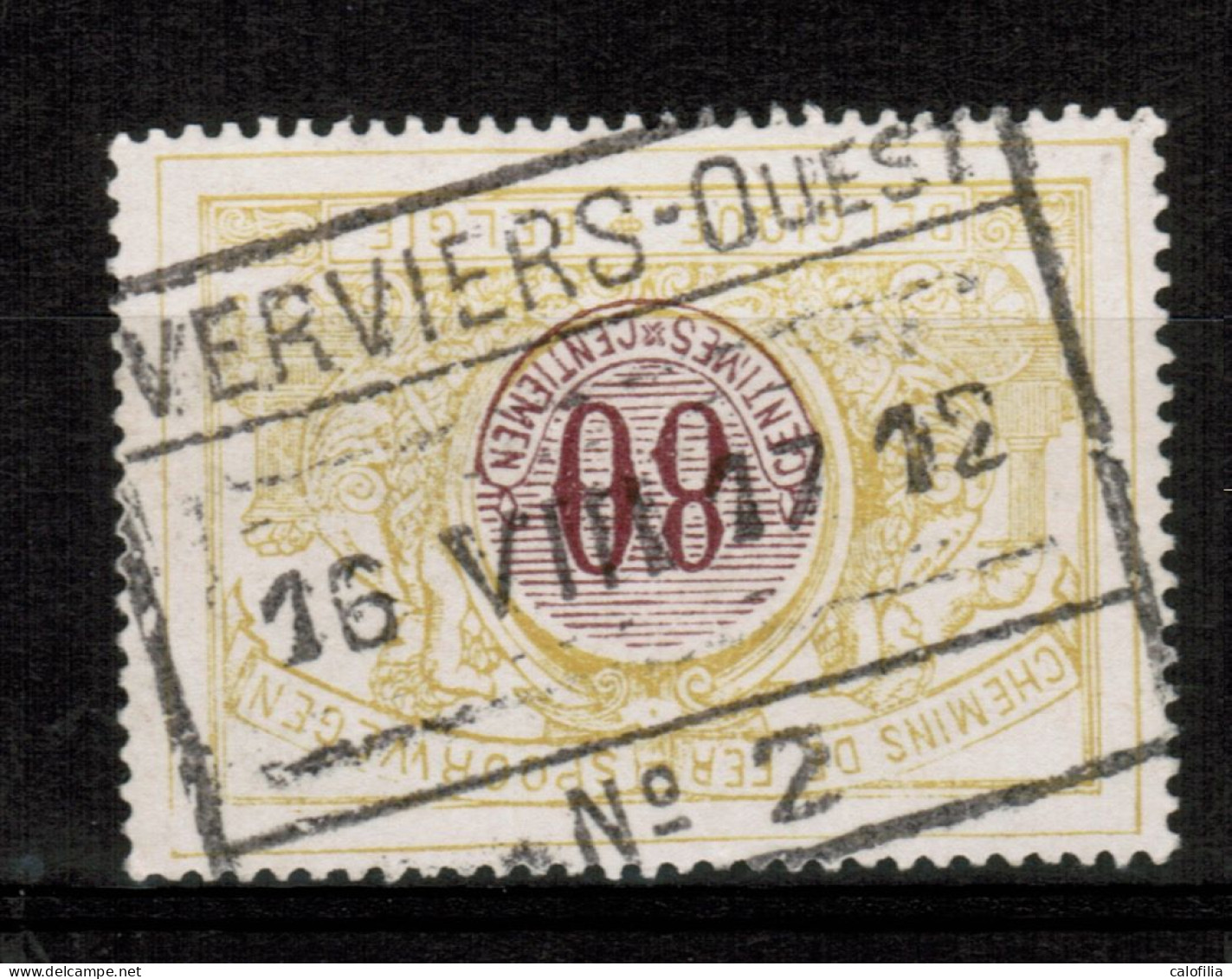 Chemins De Fer TR 39, Obliteration Centrale, VERVIERS OUEST 2 - Used