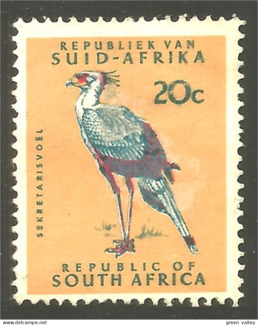 XW01-1264 South Africa Oiseau Bird Vogel Serpentaire Serpentine Serpentin - Usati