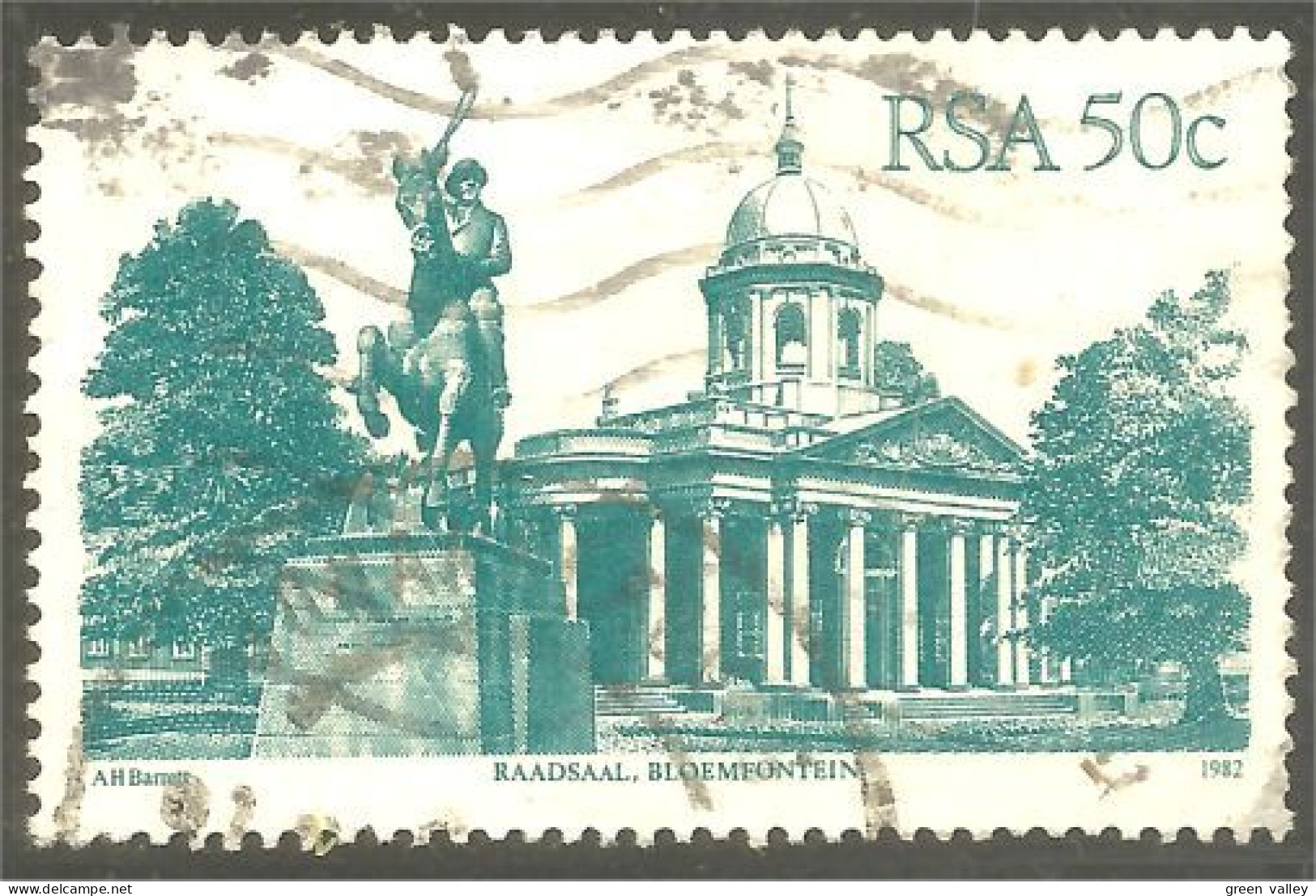 XW01-1260 South Africa Raadsaal Bloemfontein Salle Du Conseil - Used Stamps