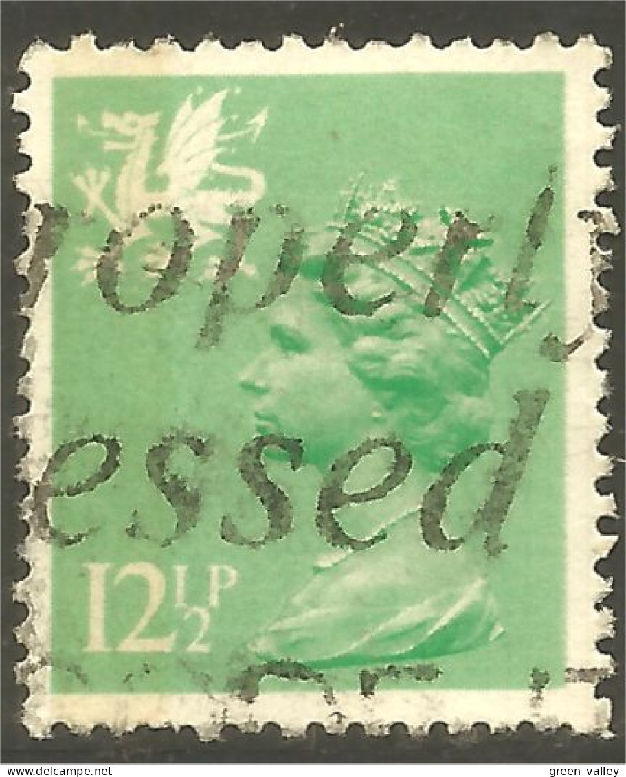 XW01-1228 Wales Monmouthshire Queen Elizabeth II 12 1/2 Emerald - Galles