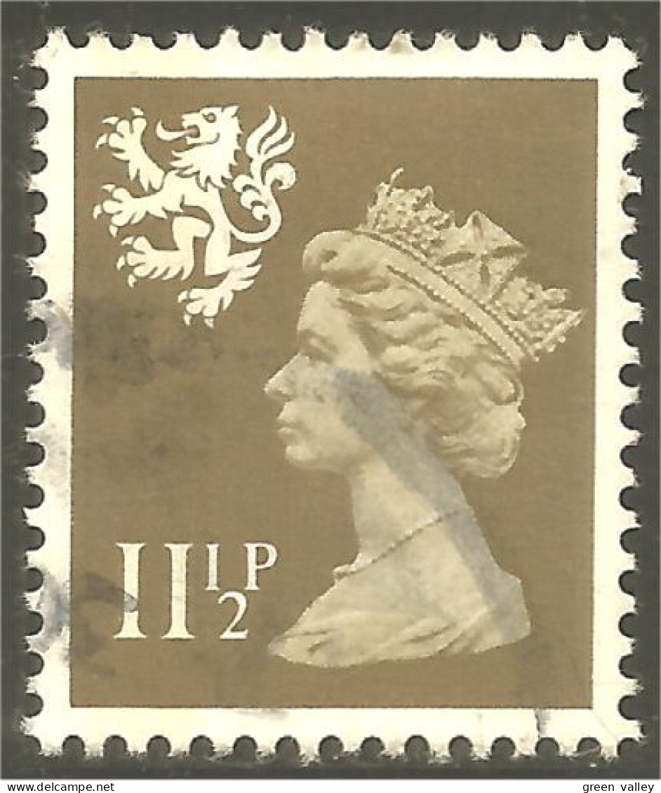 XW01-1215 Scotland Queen Elizabeth II 11 1/2 Gray Brown - Scotland
