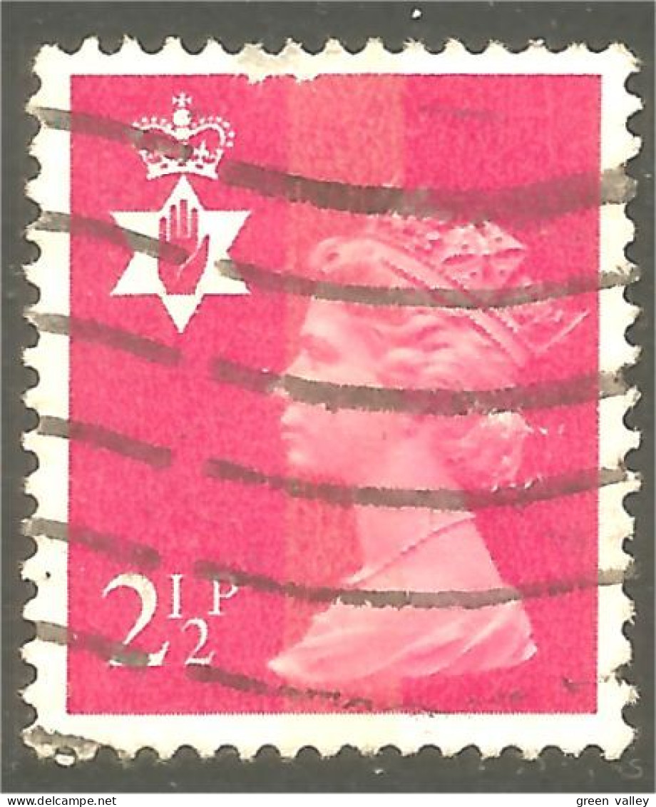 XW01-1203 Northern Ireland Queen Elizabeth II 2 1/2 Rose - Irlanda Del Norte