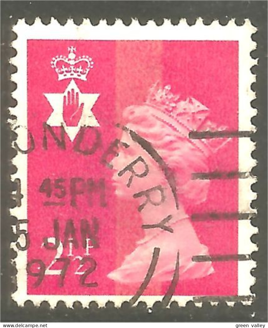 XW01-1202 Northern Ireland Queen Elizabeth II 2 1/2 Rose - Irlanda Del Norte