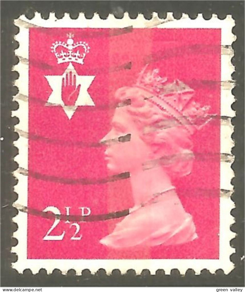 XW01-1201 Northern Ireland Queen Elizabeth II 2 1/2 Rose - Irlande Du Nord