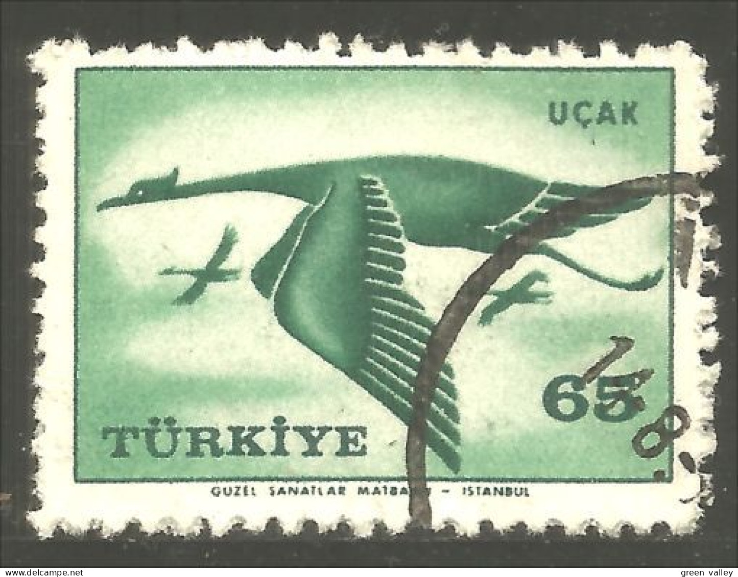 XW01-1134 Turkey Oiseau Bird Vogel Uccello Crane Grue Egret Aigrette - Kraanvogels En Kraanvogelachtigen