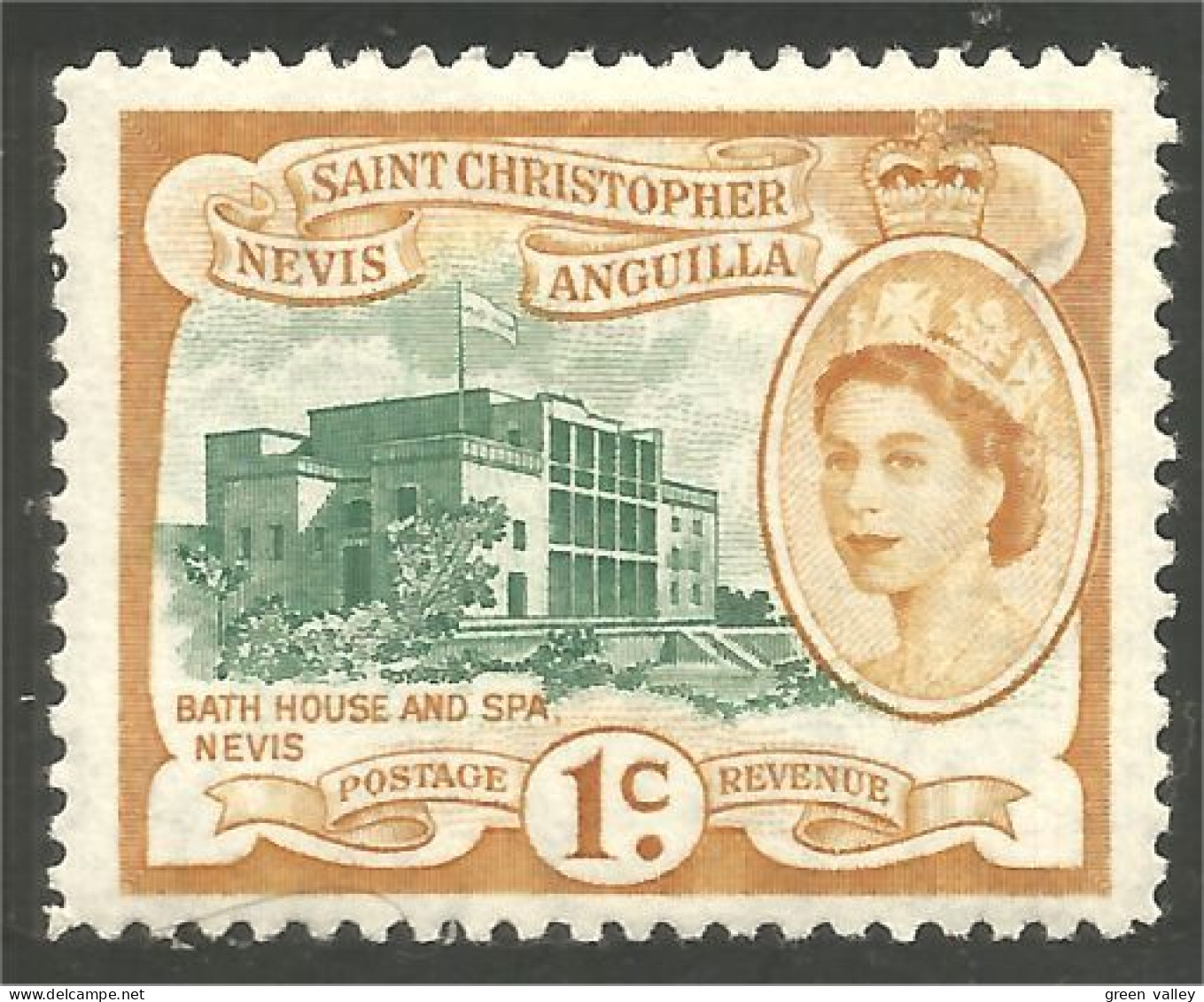 XW01-1103 Saint Christopher Bath House Spa Nevis Bains MH * Neuf - St.Christopher, Nevis En Anguilla (...-1980)