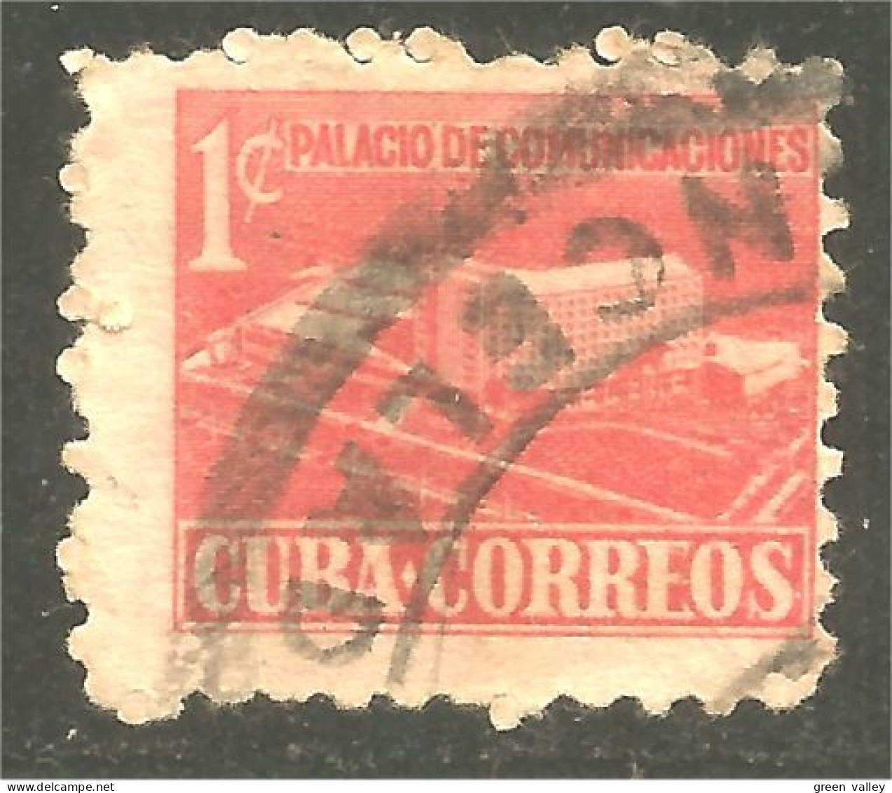 XW01-1984 Cuba Postal Tax Stamp 1952 1c Carmine Rose Carmin - Beneficiencia (Sellos De)