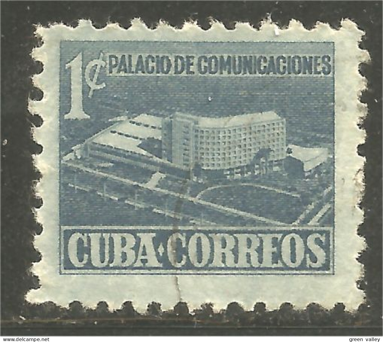 XW01-1983 Cuba Postal Tax Stamp 1952 1c Blue Bleu - Beneficiencia (Sellos De)