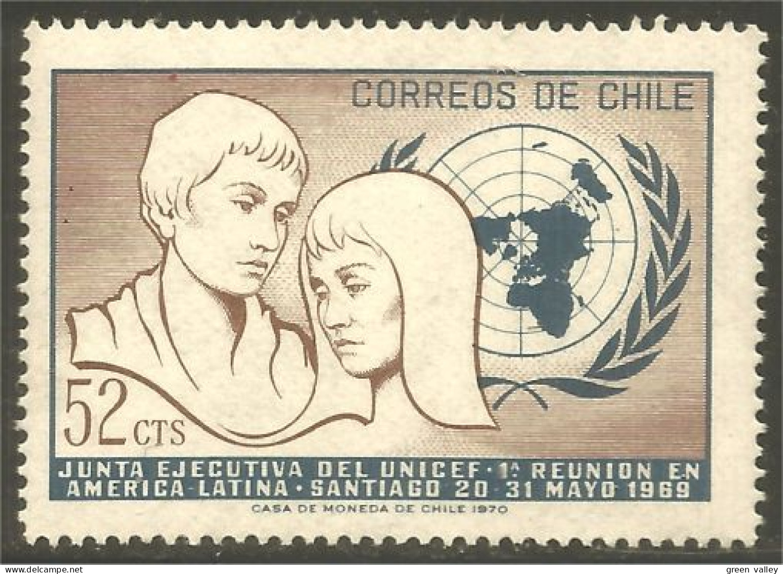 XW01-1860 Chile UNICEF United Nations Unies MNH ** Neuf SC - UNICEF