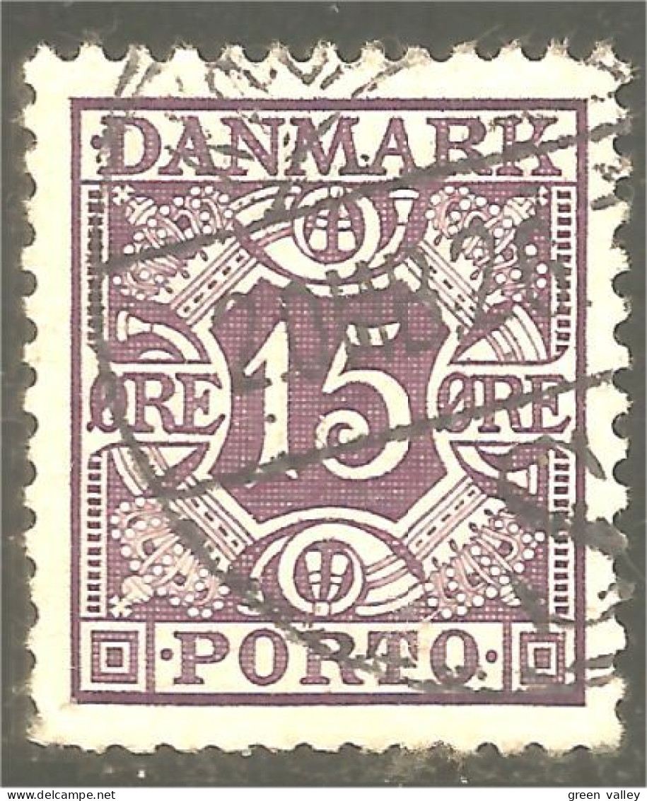 XW01-1806 Danmark 25c Violet Porto Taxe Postage Due - Postage Due