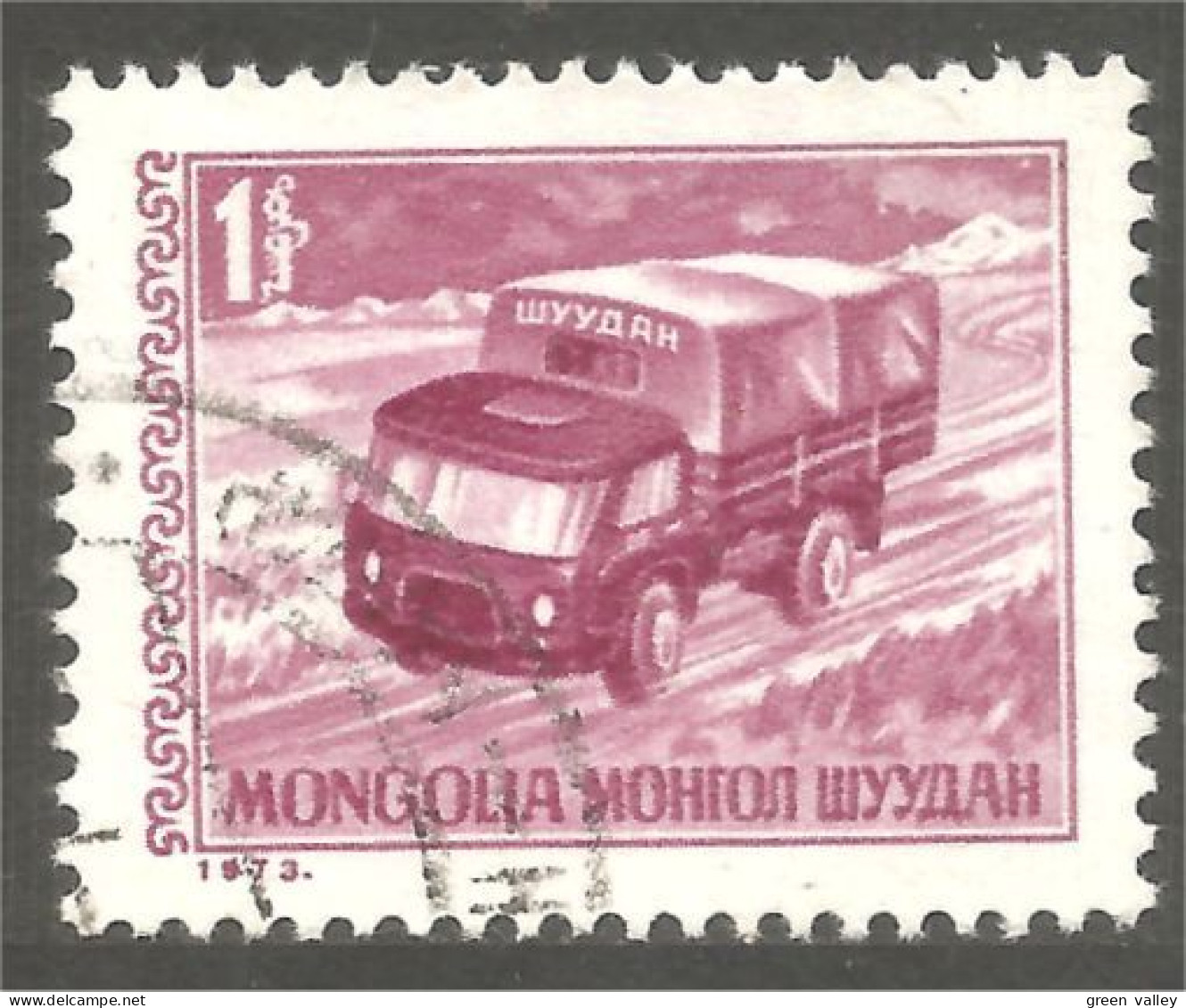 XW01-1639 Mongolia Camion Postal Truck - Camiones