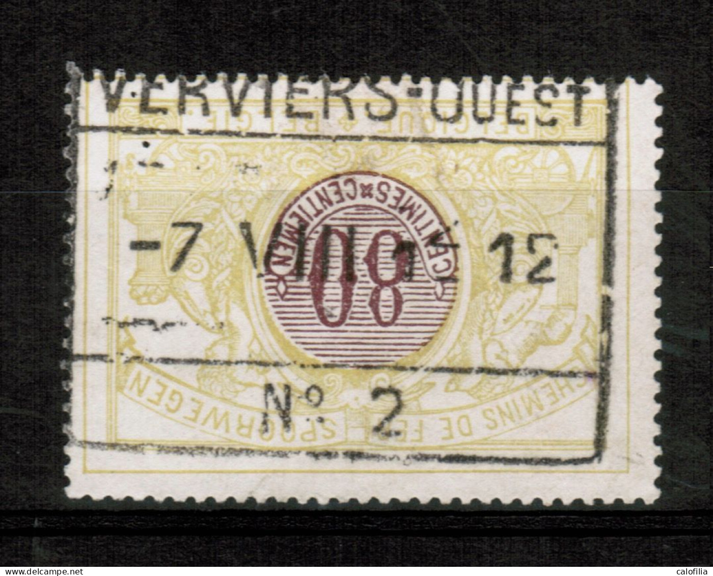 Chemins De Fer TR 39, Obliteration Centrale, VERVIERS OUEST 2 - Used