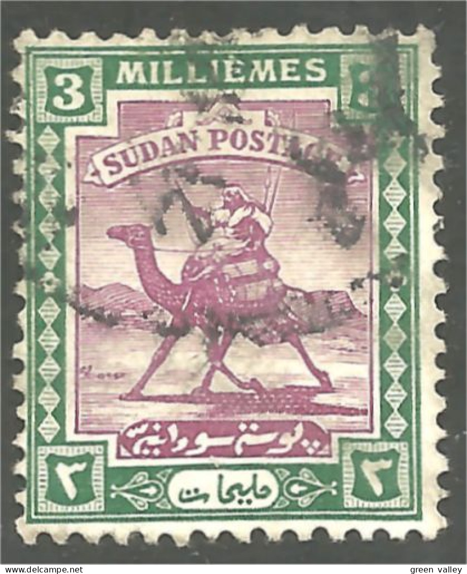 XW01-1611 Sudan Poste Camel Dromadaire Courrier Postman Mail - Sudan (...-1951)