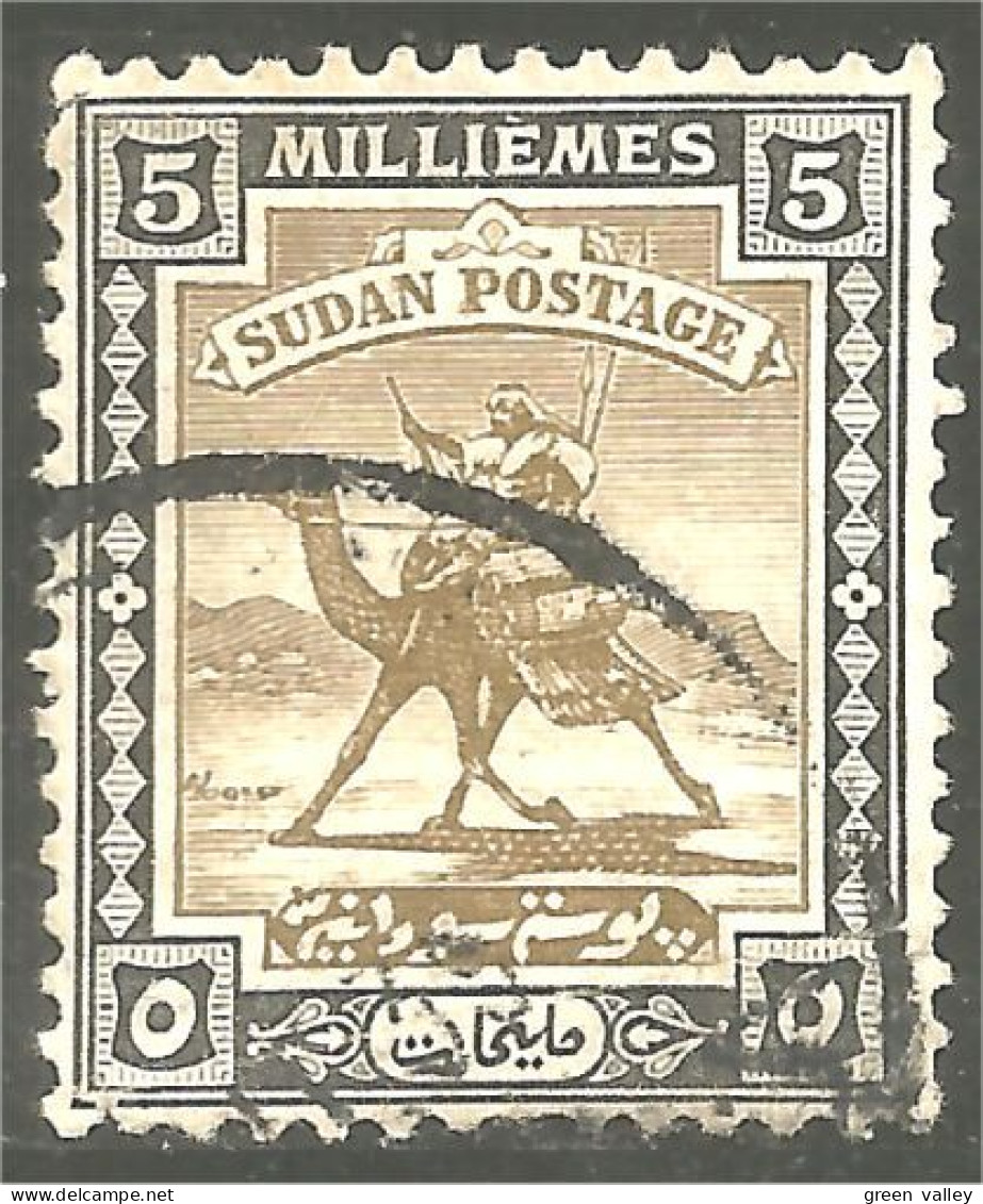 XW01-1610 Soudan Poste Camel Dromadaire Courrier Postman Mail - Sudan (...-1951)