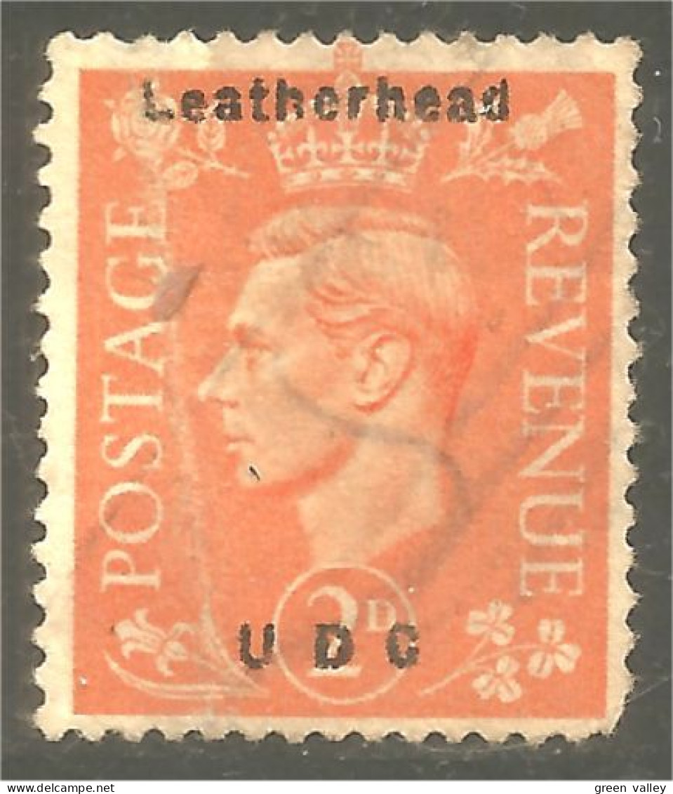 XW01-1573 United Kingdom George VI Commercial Overprint Leatherhead UDC - Ohne Zuordnung