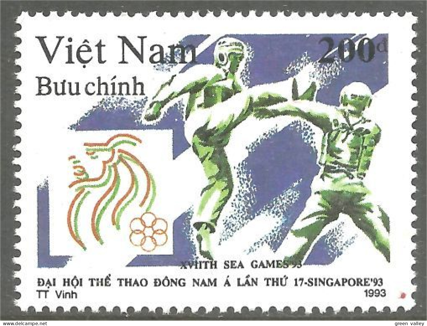 XW01-1564 Vietnam Art Martial Fight Combat Singapore MNH ** Neuf SC - Unclassified