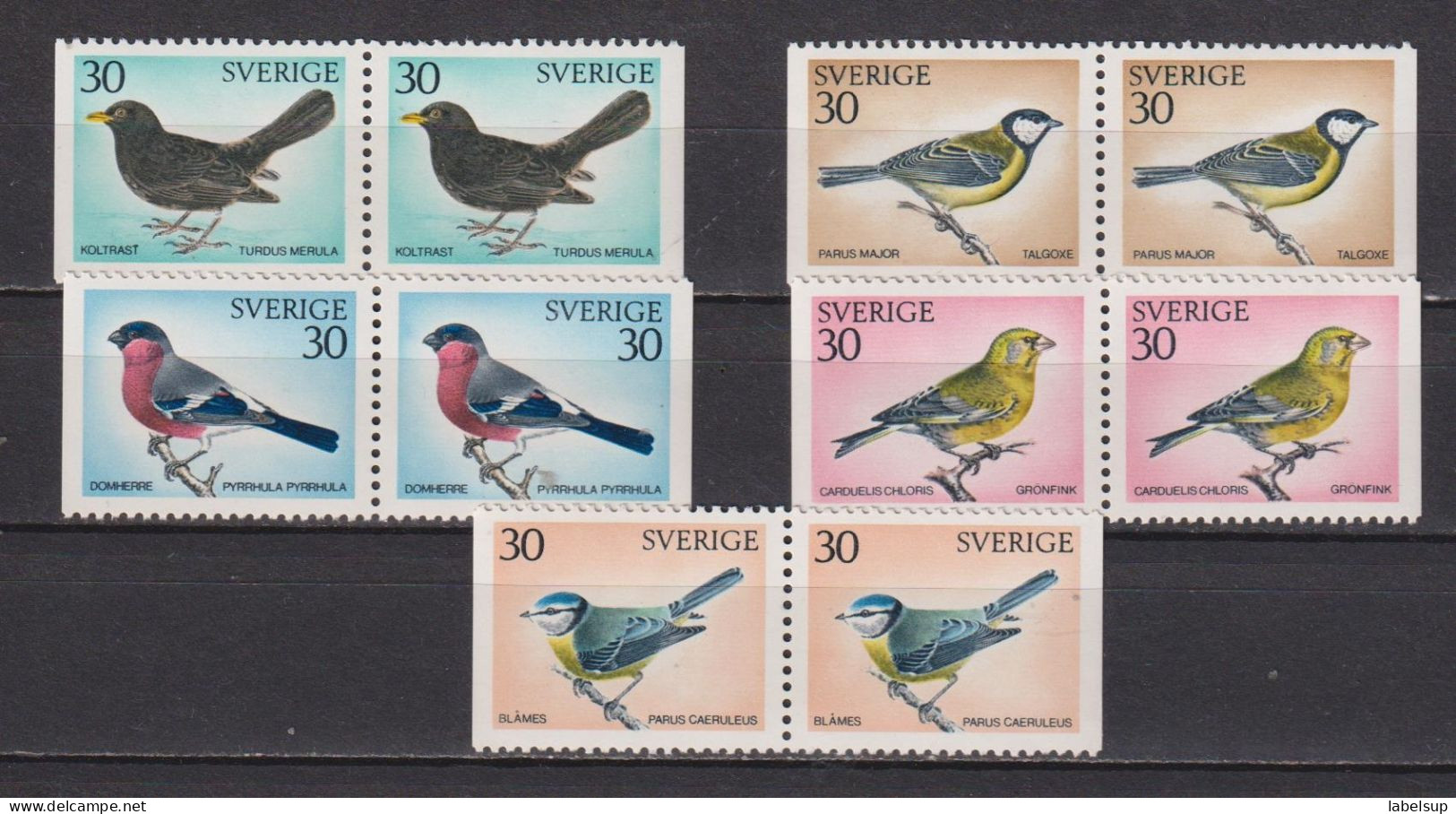 Timbres Neufs** De Suède De 1970 YT 673 à 677 MI 692 à 696 - Ungebraucht