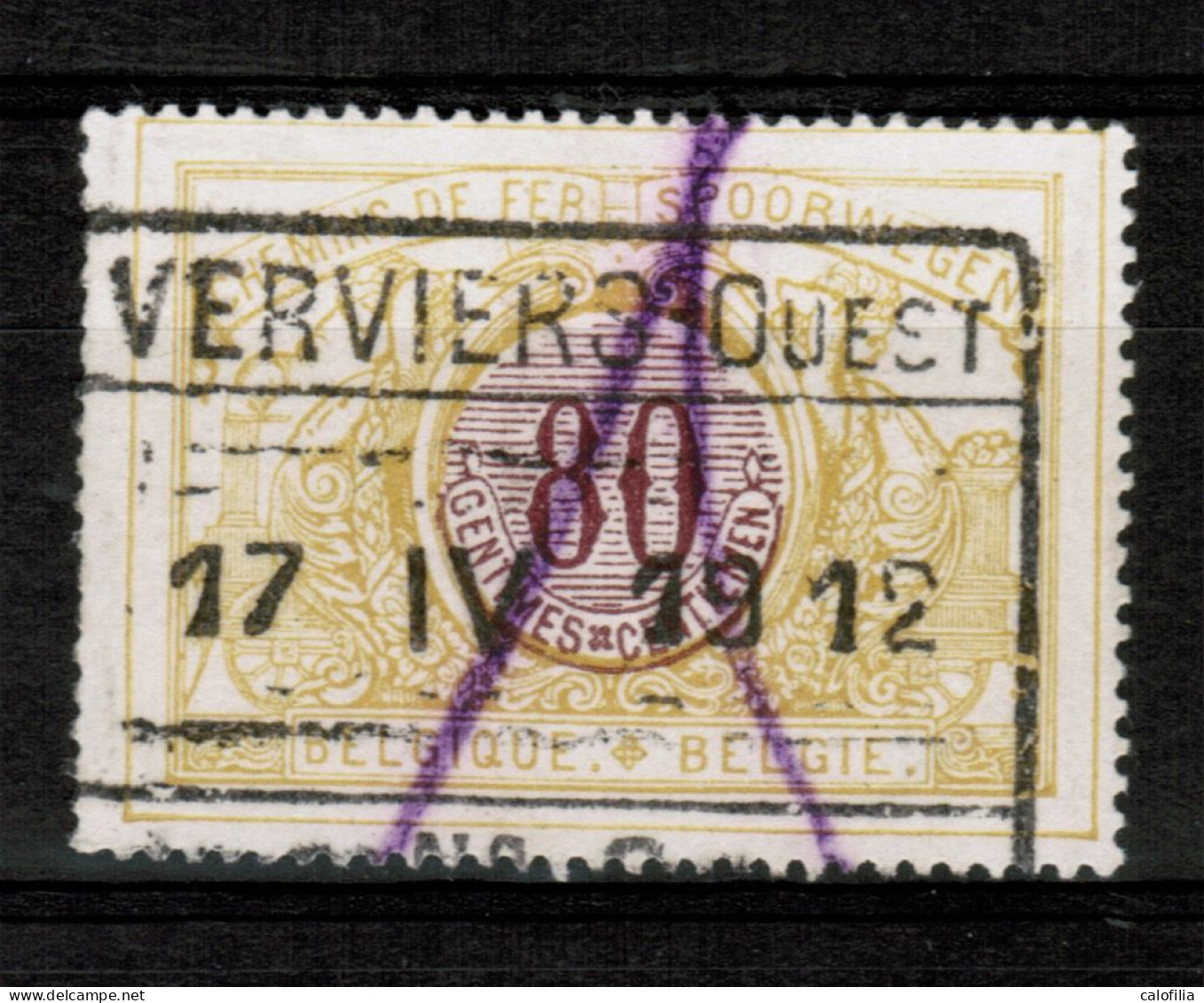 Chemins De Fer TR 39, Obliteration Centrale, VERVIERS OUEST 2 - Used